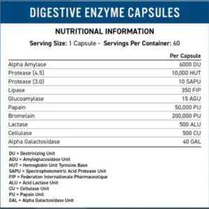 Digestive Enzymes Applied Nutrition