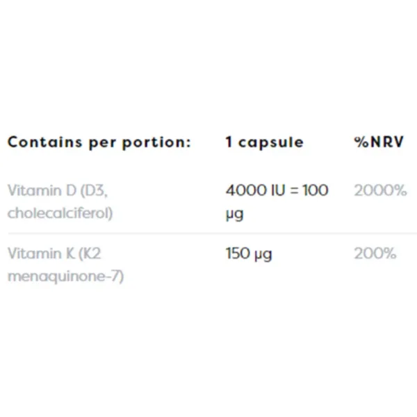 Osavi Vitamin D3 + K2