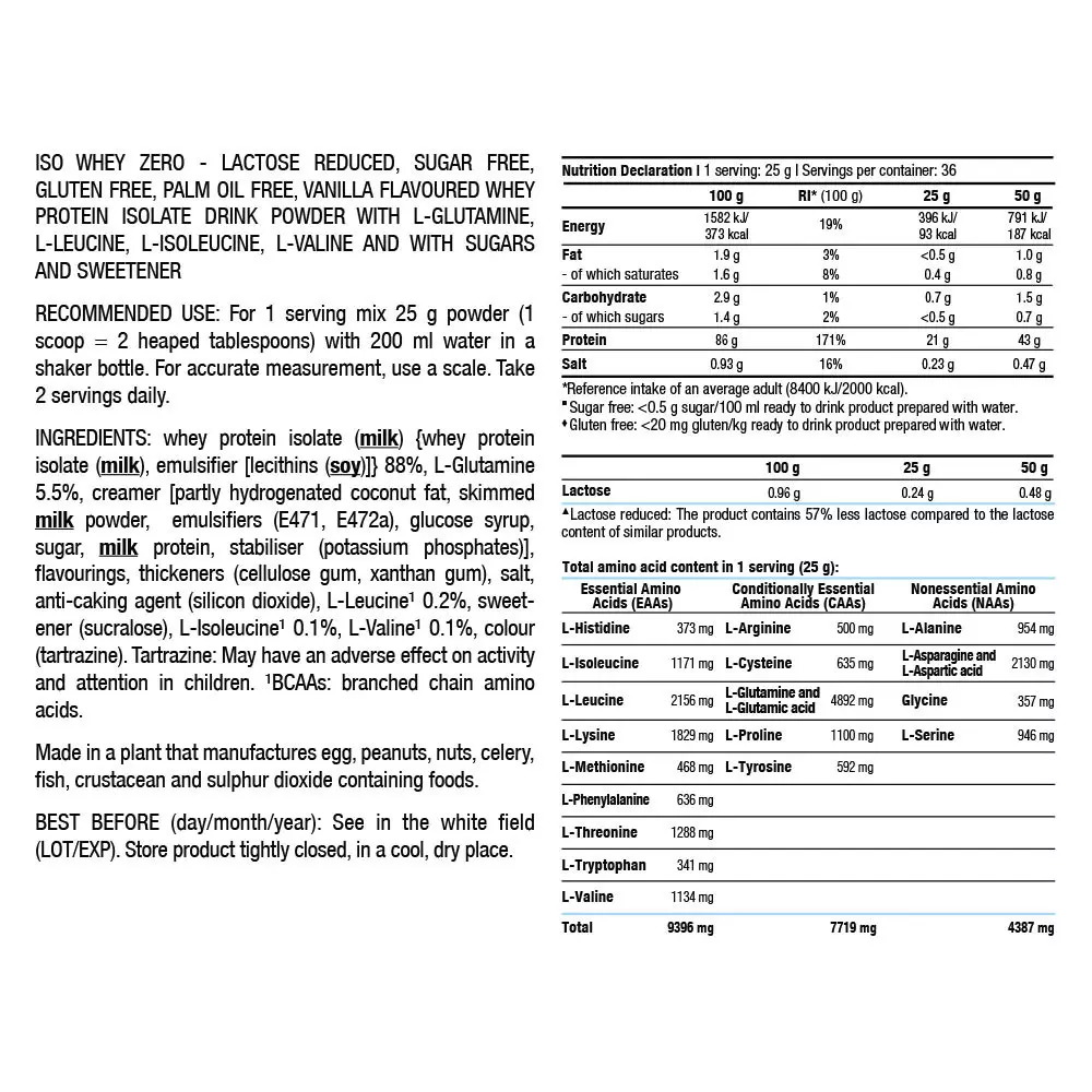 BIOTECHUSA-ISO-WHEY-ZERO-LACTOSE-FREE_01 Πρωτεΐνη Iso Whey Zero Biotech